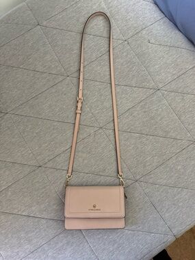 Michael Kors Blush Pink Leather Crossbody